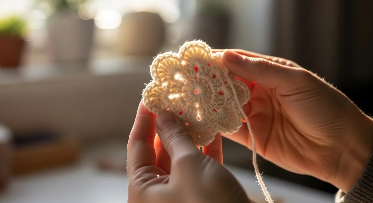 손뜨개의 아름다움, 꽃 모티브로 피어나다