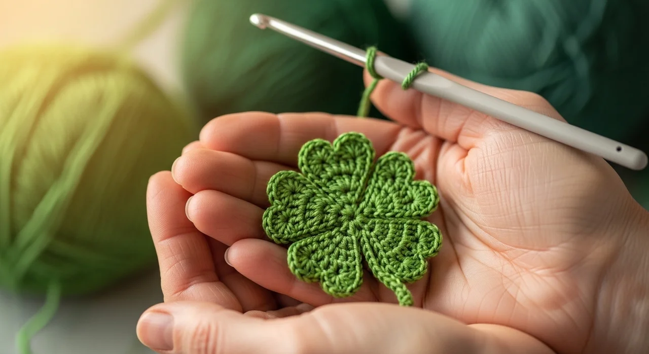 행운을 손안에, 코바늘 네잎크로바 만들기의 매력