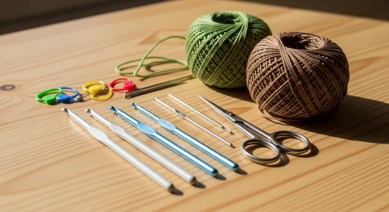 코바늘 네잎크로바, 어떤 준비물이 필요할까요?