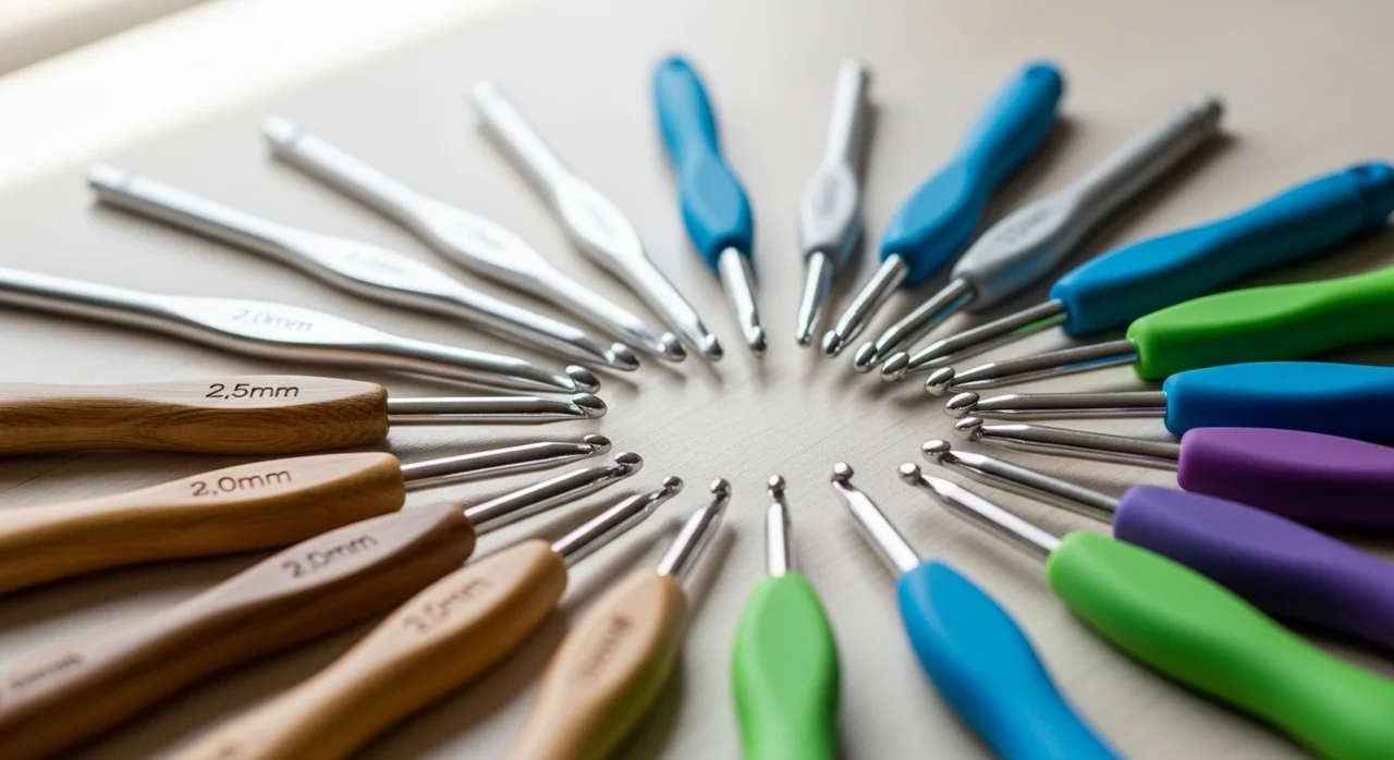 가장 중요한 첫걸음: 코바늘 종류와 선택 가이드