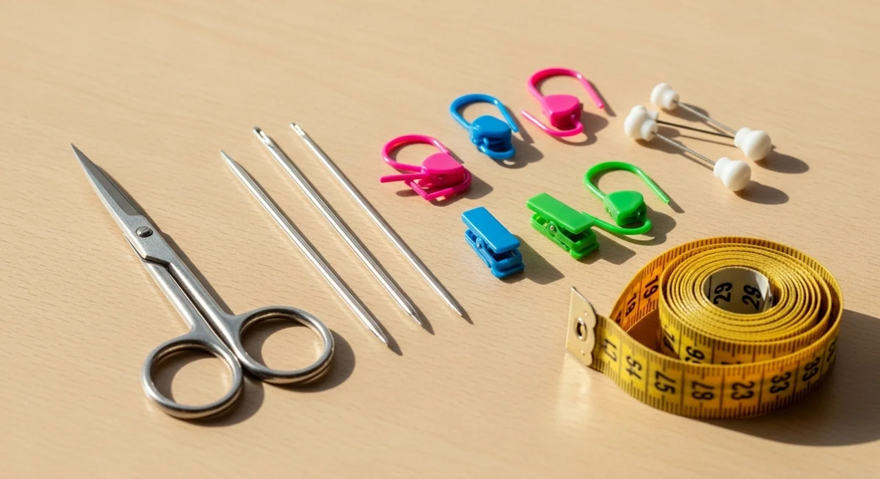 뜨개질의 효율을 높이는 필수 보조 도구들