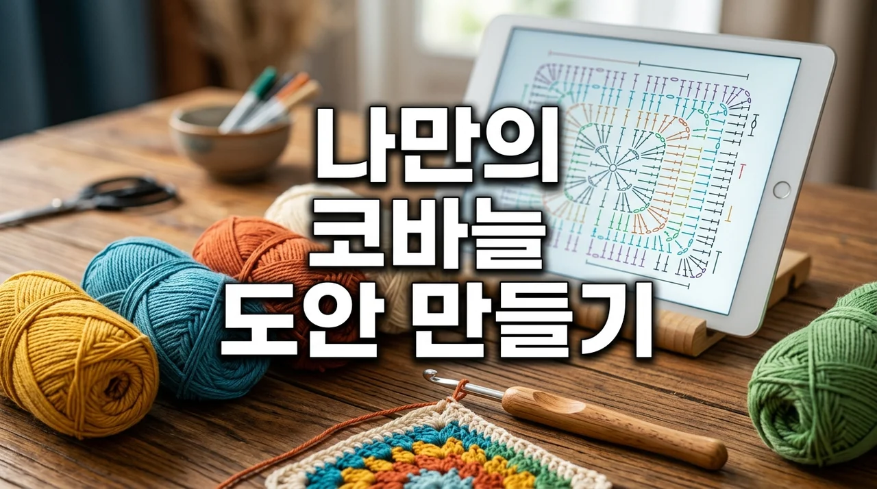 코바늘 도안 직접 만들기! 무료 사이트 BEST & 초보 가이드