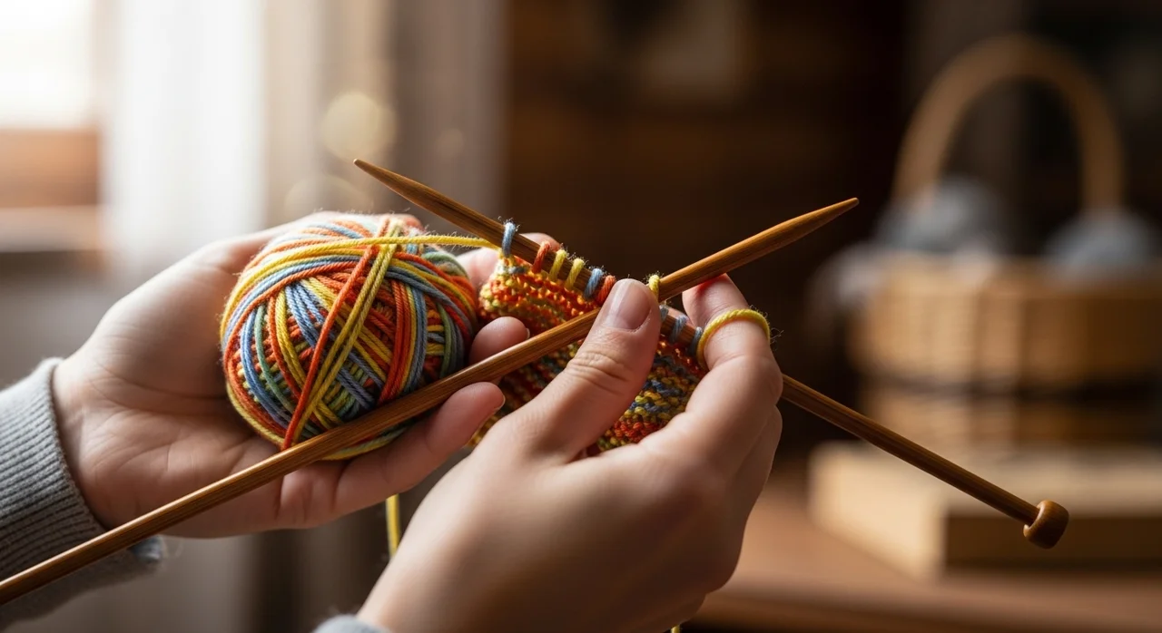 손뜨개 대바늘의 시작: 겉뜨기와 안뜨기 완벽 마스터 가이드