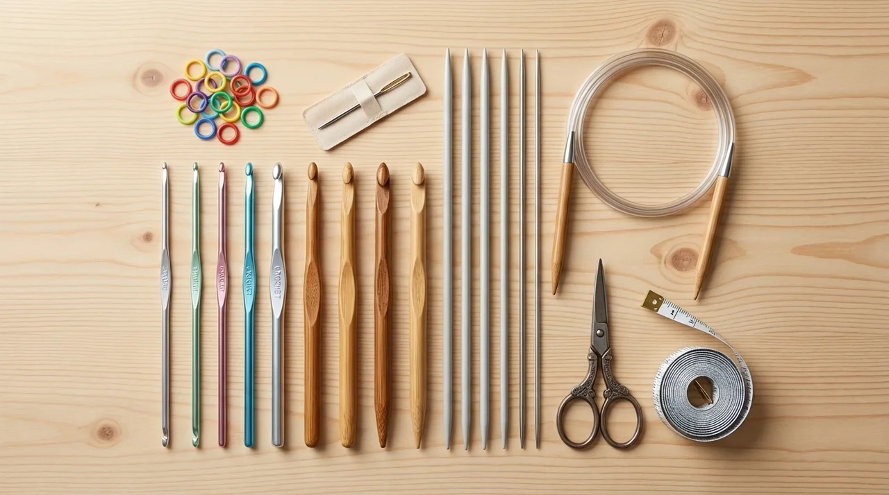 뜨개 도구 용어 정리: 바늘부터 부자재까지