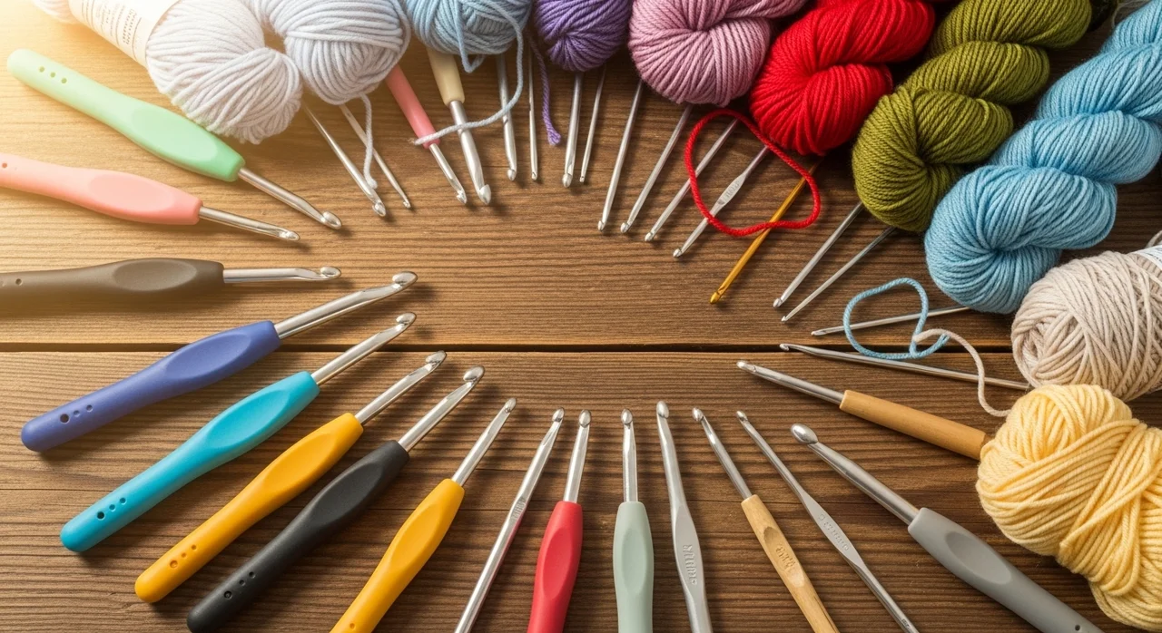 손뜨개 코바늘 종류 완벽 가이드: 재질별 특징부터 호수 선택 팁까지