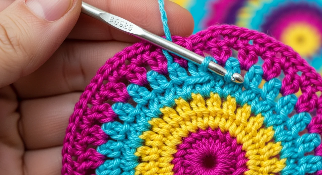 코바늘(Crochet): 빠르고 탄탄한 소품 제작의 강자