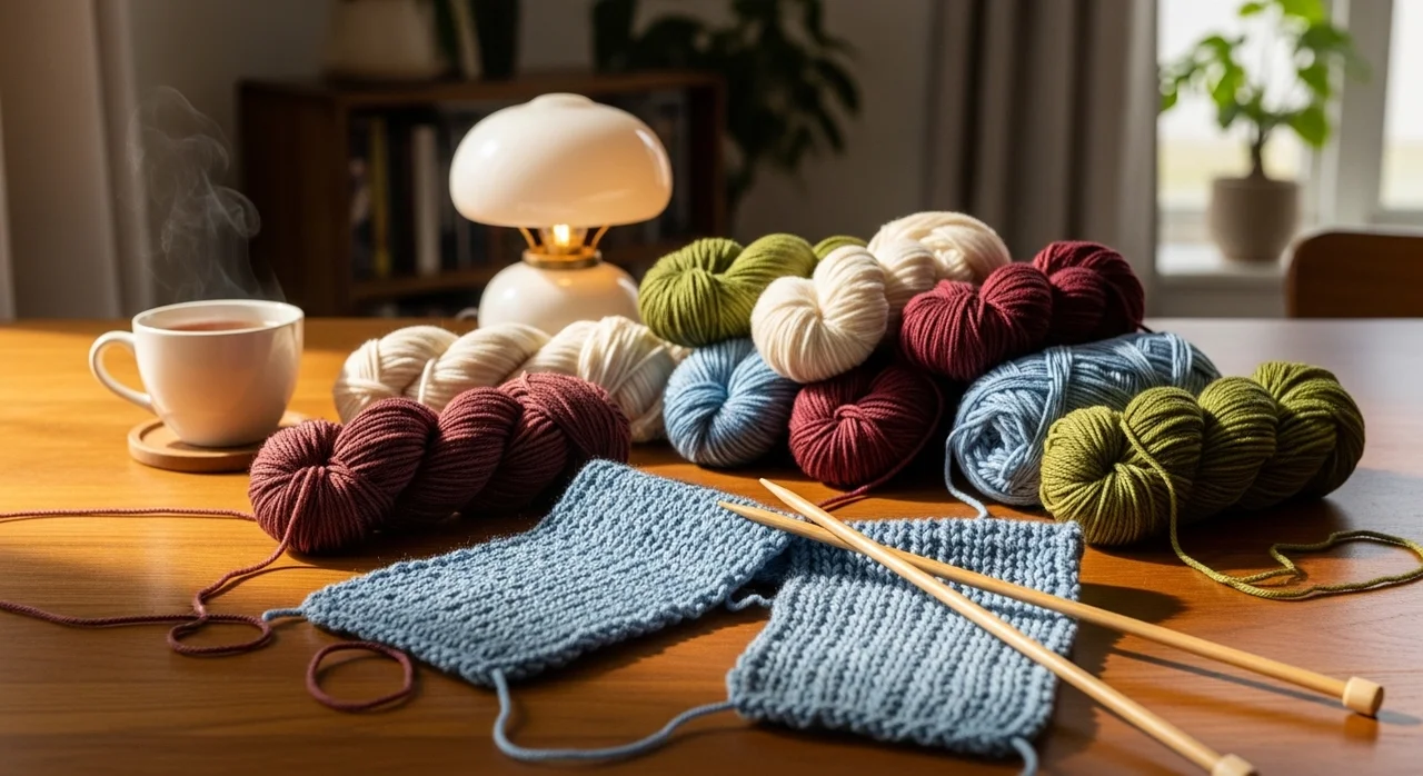 뜨개질의 시작, 뜨개실 종류 선택의 중요성