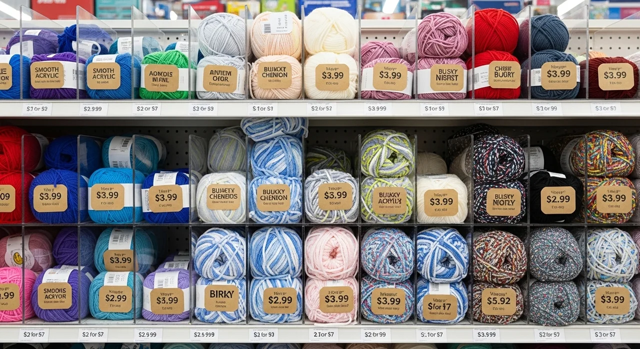 가성비 끝판왕, 다이소 뜨개실 종류 총정리