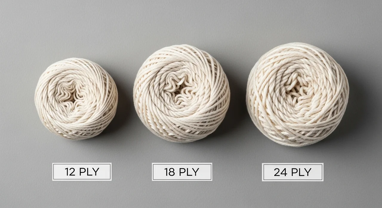 면사(Cotton Yarn)의 종류와 '합'의 의미