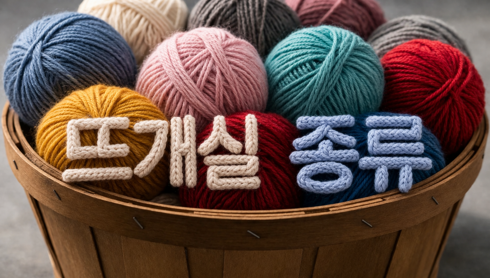 뜨개실 종류 완벽 가이드: 소재별 특징과 용도부터 다이소 추천템까지