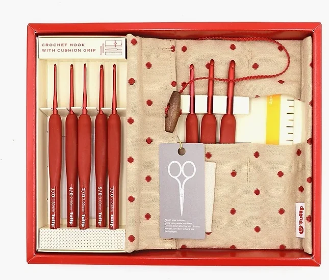 튤립 에티모 레드 코바늘세트 TED-001