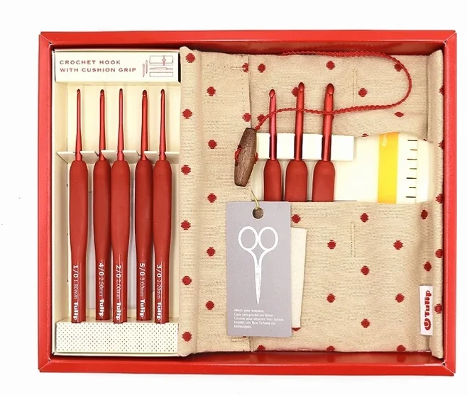 튤립 에티모레드 쿠션그립 코바늘세트 TED-001