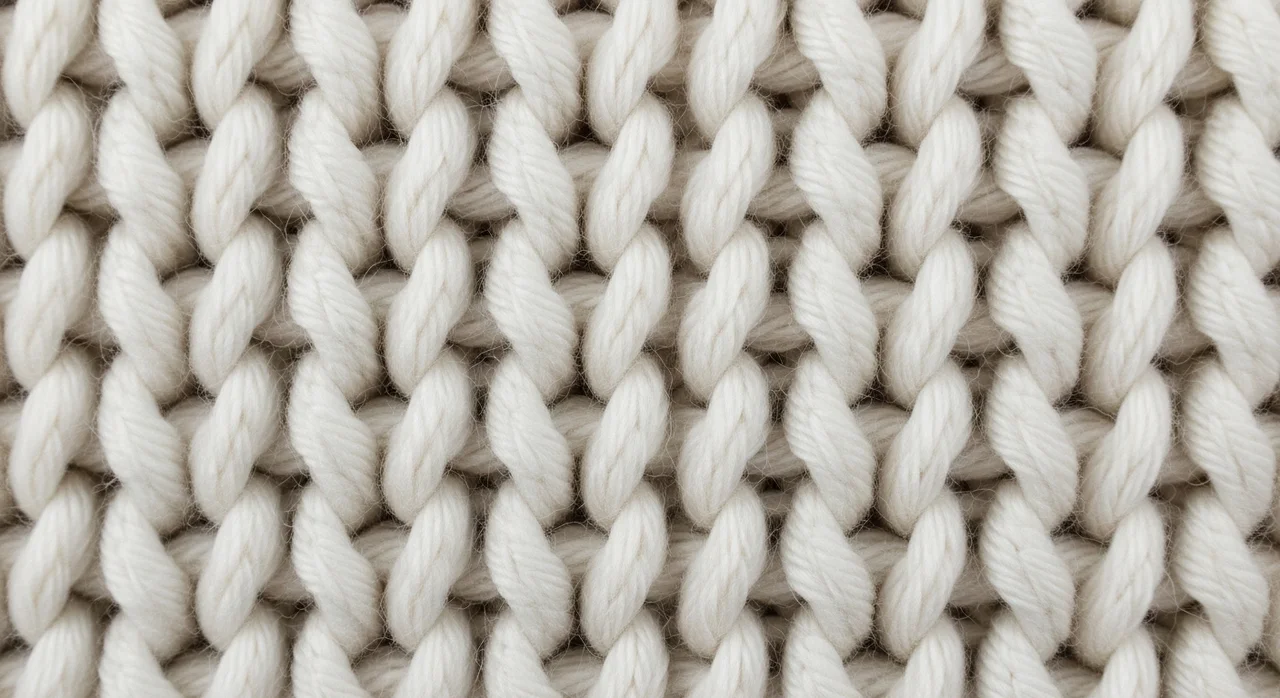 대바늘 변형고무뜨기 목도리, 왜 초보자에게 최고일까요?