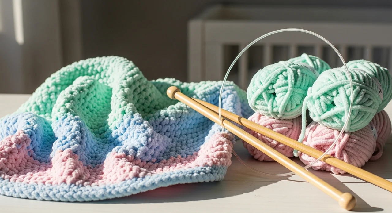 소프트베베실로 수면이불뜨기 도안 | 아기 이불 만들기 완벽 가이드