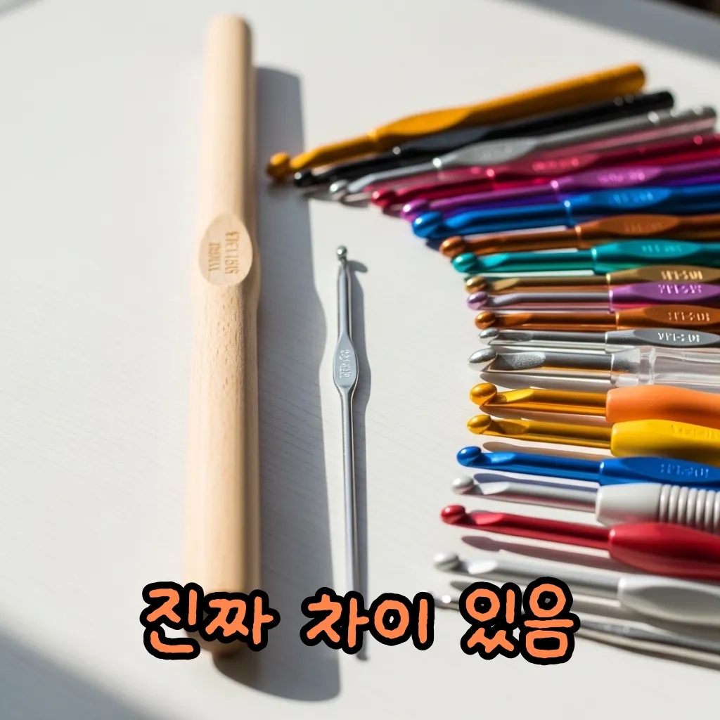 코바늘 모사용 레이스용 차이점 완벽 정리! 초보 바늘 선택 가이드