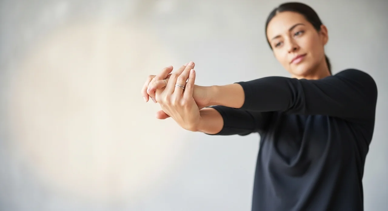 해결책 3. 50분 뜨개, 10분 스트레칭 습관