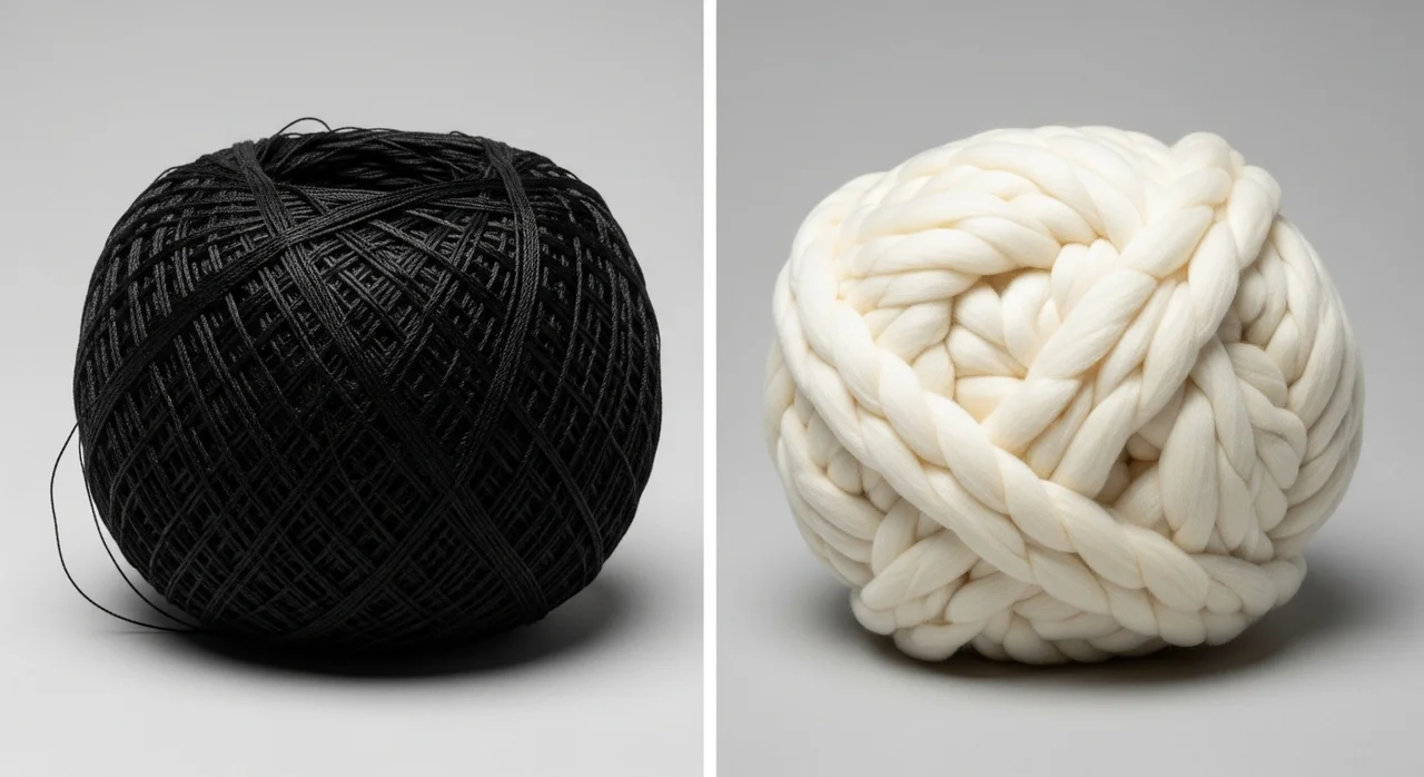 이유 1: 예쁘지만 최악인 실을 골랐을 때