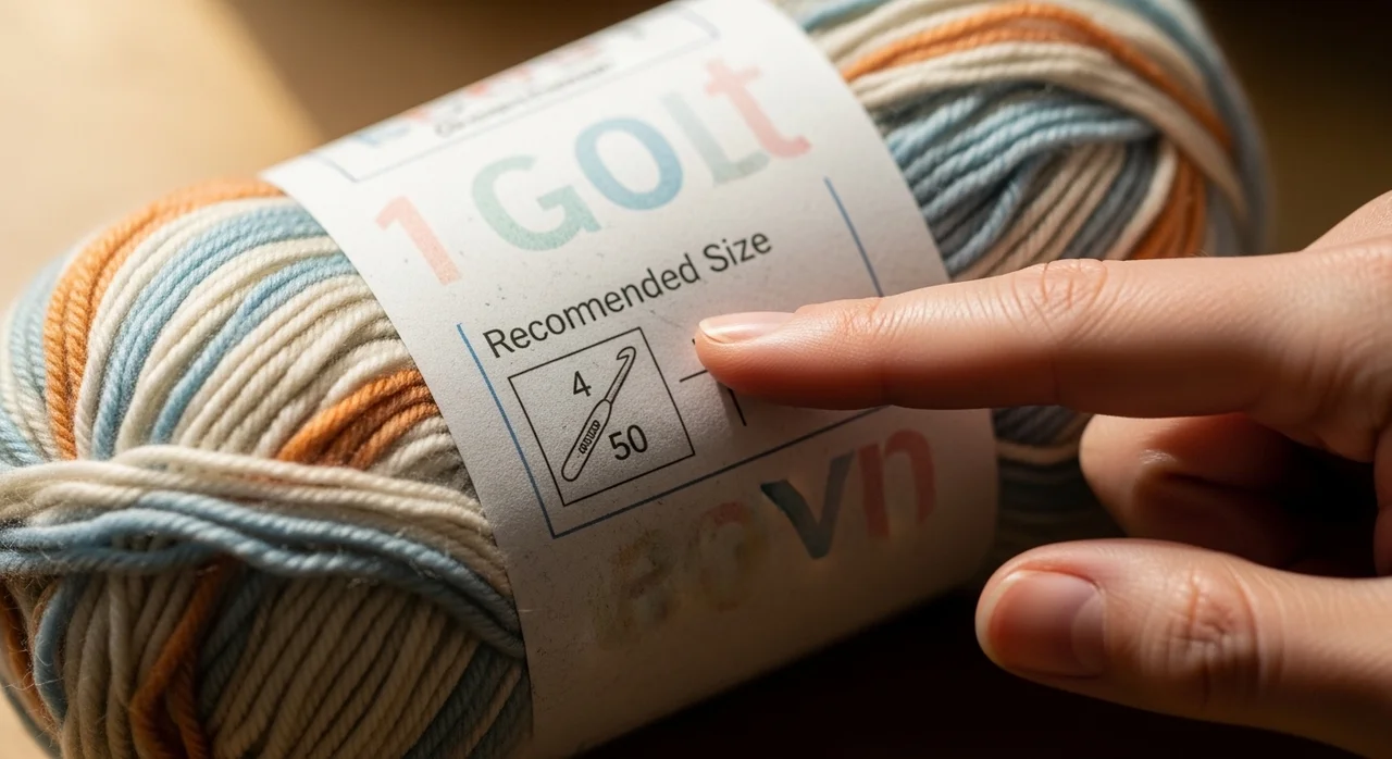 실 굵기에 따른 코바늘 사이즈 선택 기준 총정리