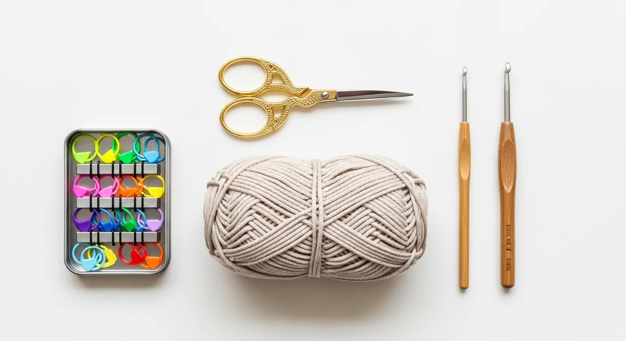 초보도 가능한 코바늘 가방 만들기 준비물