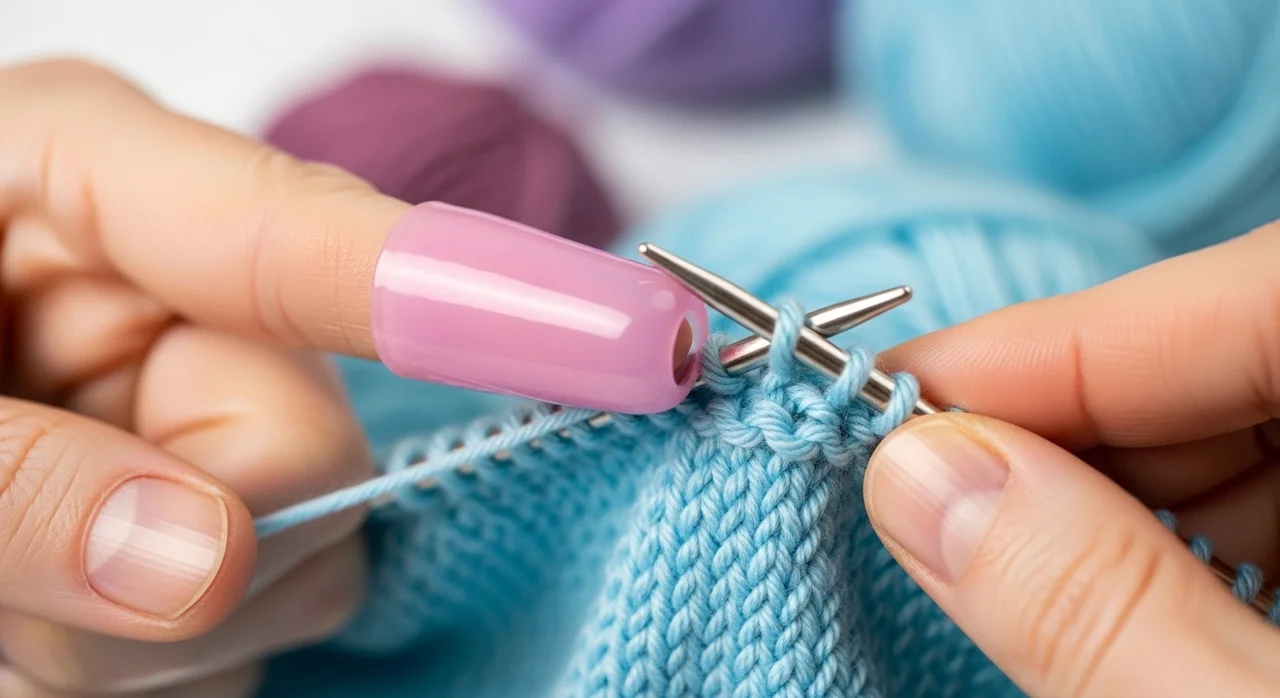 뜨개질 고수가 말하는 고무골무 활용 팁