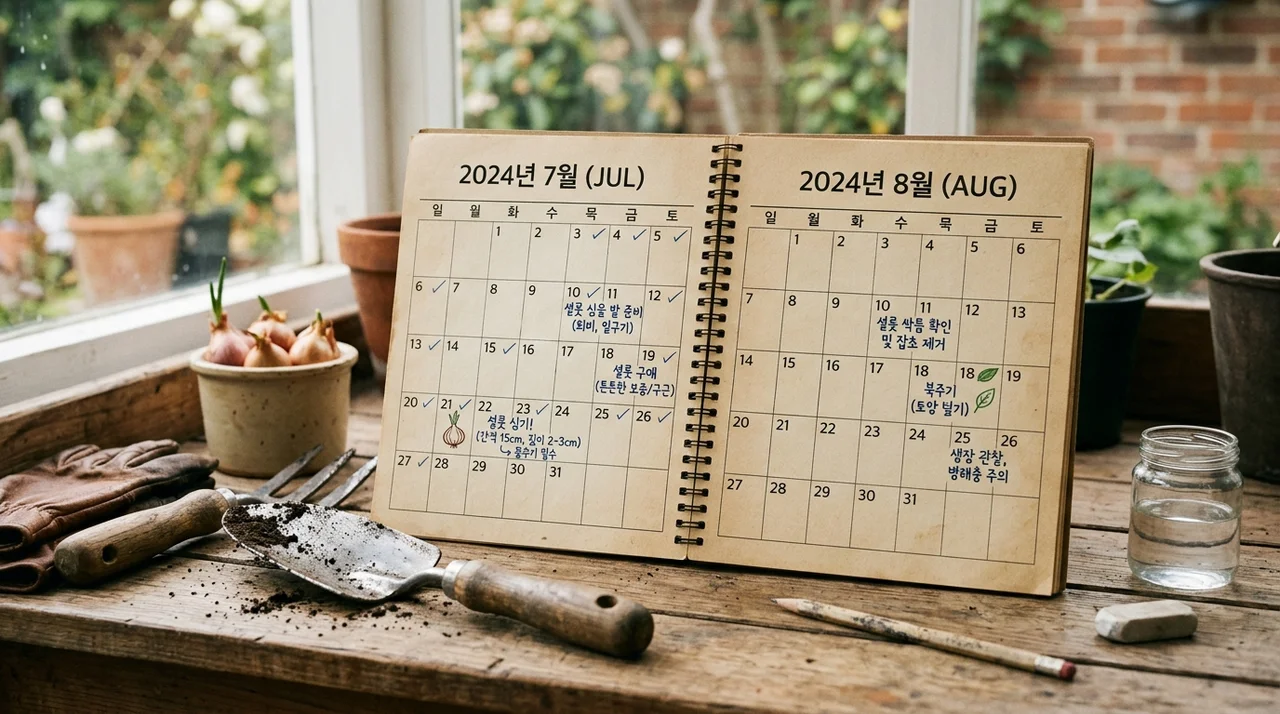 쪽파심는시기, 언제 심어야 가장 잘 자랄까?